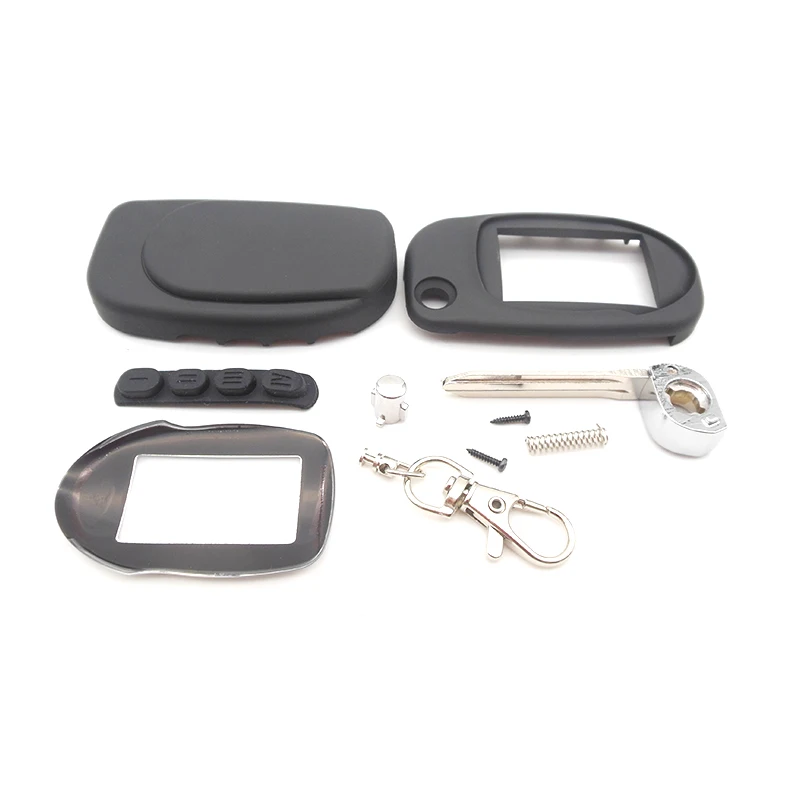 

New arrival case for Scher-Khan Magicar 7 8 9 10 uncut blade fob case cover M7 M9 folding car flip remote +Keychain glass