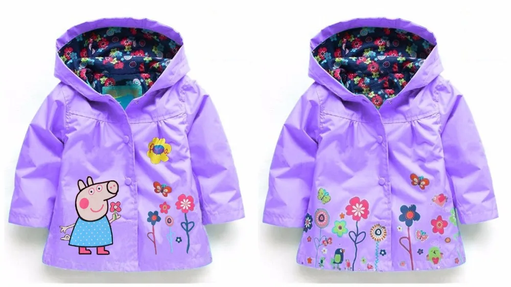 Коллекция года, детская одежда популярные модели для девочек, ветрозащитная и водонепроницаемая куртка, пальто весенне-осенняя тонкая куртка