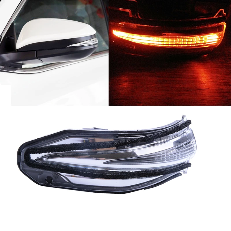 

CAPQX For HIGHLANDER ,some country RAV4 Side Rear View Rearview Mirror LED Turn Signal Light Indicator Lamp 81730-0E020