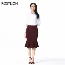 Женская Милая Труба короткая юбка Офисная Женская Летняя женская тонкая сексуальная Модная элегантная русалка юбка плюс размер 3xl Горячая