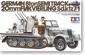 

1/35 D8 Ton Half-track 20mm Aircraft Gun Sd.kfz7/1 35050