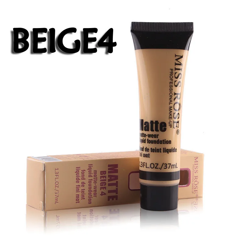 Makeup Face Concealer Lasting Waterproof Products Basic Cream Liquid Matte Basic Products Cosmetics Repair Face Make Up TSLM1 - Цвет: BEIGE 4