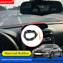 Автостайлинг анти-звуконепроницаемые не пропускающие шума пылезащитный приборной панели автомобиля Лобовое стекло уплотнительные полосы аксессуары для Volkswagen Scirocco 2009