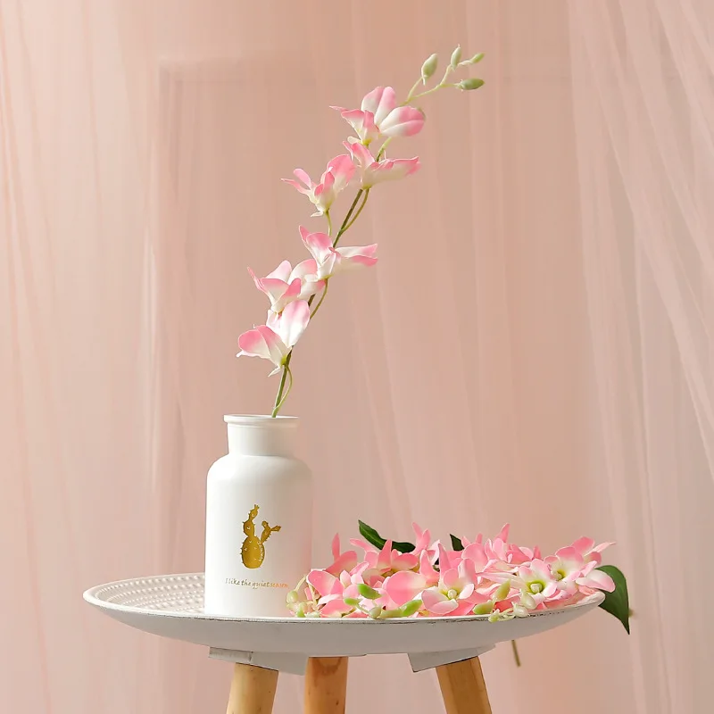 

Artificial Flowers Plants Simulation Orchid Phalaenopsis Flowers For Wedding Decor Garden Decoration 7A2464