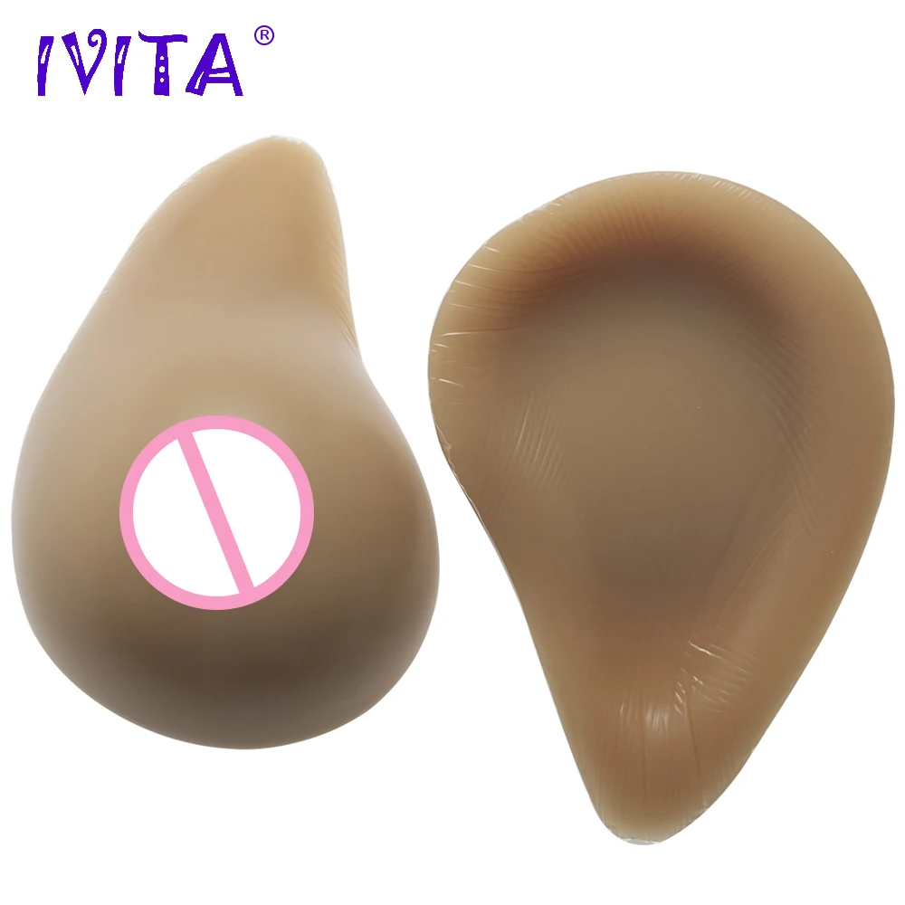 

IVITA 3200g Spiral False Breast Artificial Breasts Silicone Breast Forms For Crossdresser Mastectomy Transgender Breasts Form