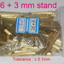 26+ 3 мм(100 шт) Латунная Статуэтка/brace/puncheon для камеры безопасности модуль печатной платы установка в сборе