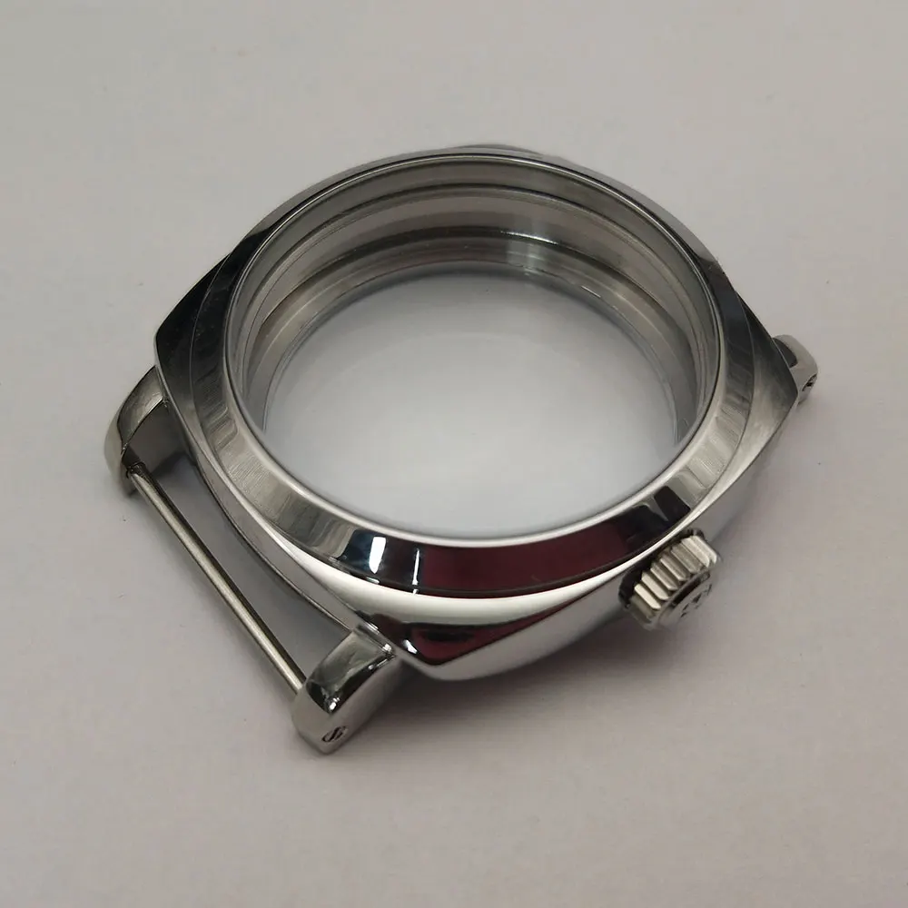 

47mm Parnis 316l stainless steel watch case eta 6497 6498 movement P47-7