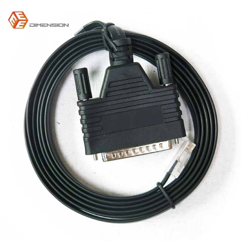 

6FT length network routers cable CAB-CONAUX RS232 DB25 Male to RJ45 Male console cable for cisco router