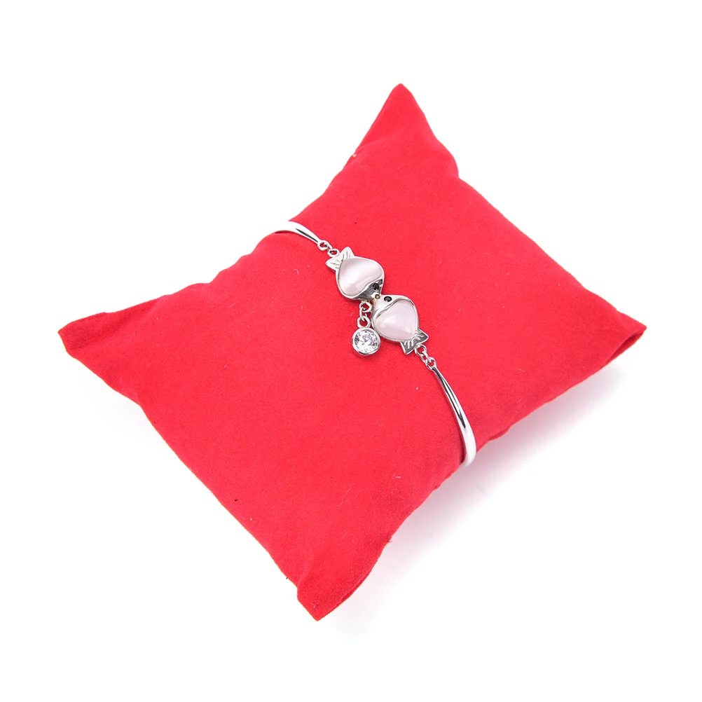 5pcs Jewelry Bracelet Bangle Pillow Display 5pcs/lot Holder Watch