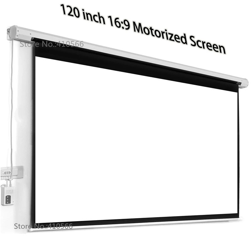 Professional Factory Supply 120 Inch Motorized Screen 169 Wide Matt