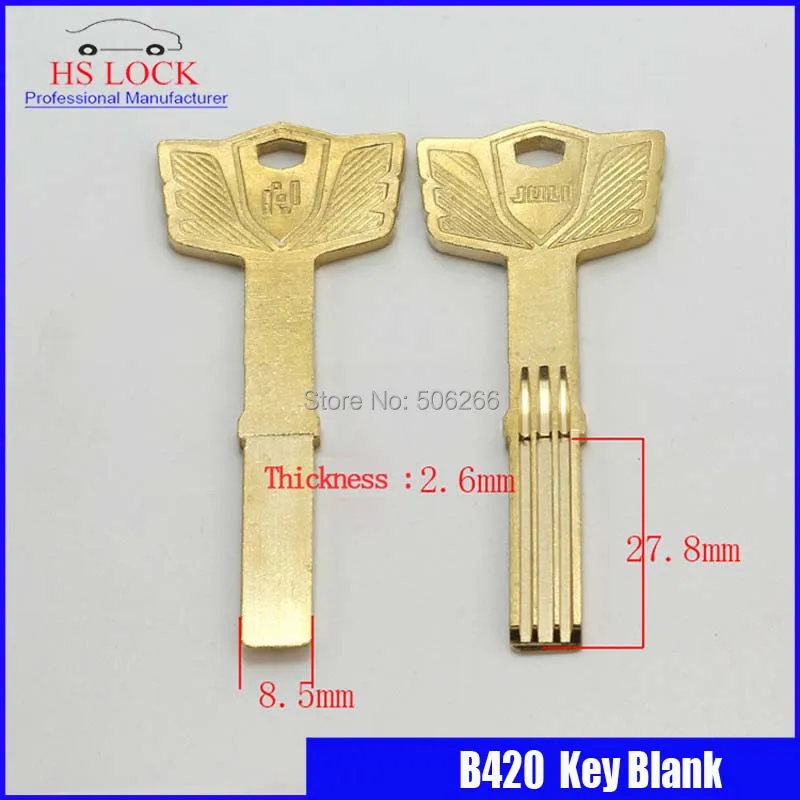 B420 House Home Door Key blanks Locksmith Supplies Blank Keyslocksmith