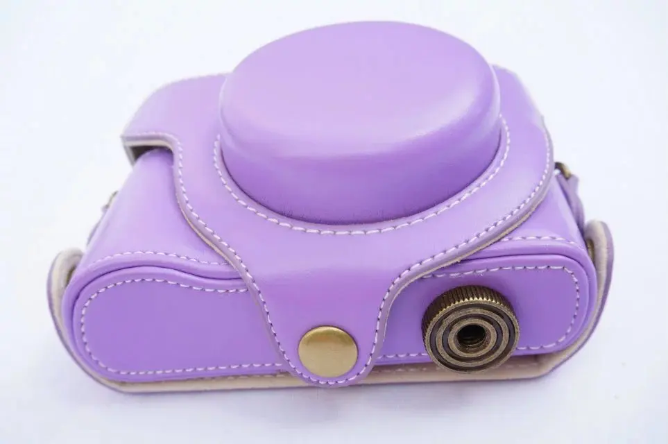 capa rígida para câmera lumix visual lx7 lx5 lx3 com alça shoudler