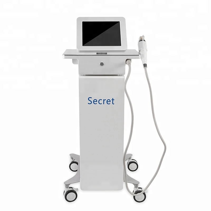 

Portable gold fractional RF microneedle RF micro needle skin tighten wrinkle removal therapy system beauty machine