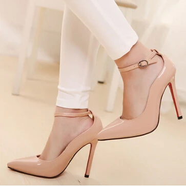 nude heels red sole