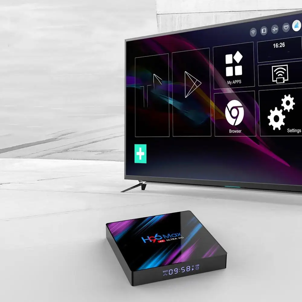  H96 Max Rk3318 Chip 9.0 4K Dual Wifi 5G Tv Box 2G+16G 4G+32G 4G+64G Tv Box
