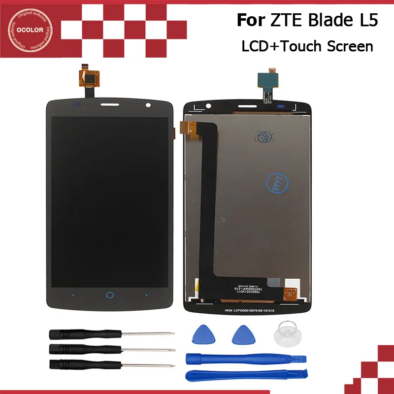 imágenes para Para ZTE Blade L5 Pantalla LCD y Montaje de la Pantalla Táctil de Reparación Accesorios Part1280 * 720 Pantalla Móvil Para ZTE Blade L5 + Herramientas imágenes para Para ZTE Blade L5 Pantalla LCD y Montaje de la Pantalla Táctil de Reparación Accesorios Part1280 * 720 Pantalla Móvil Para ZTE Blade L5 + Herramientas