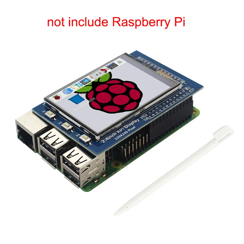 2,4 дюймов 2,8 дюймов Raspberry Pi 3 Модель B + Сенсорный экран 320*240 ЖК-дисплей Дисплей модуль для всех версий малина Pi