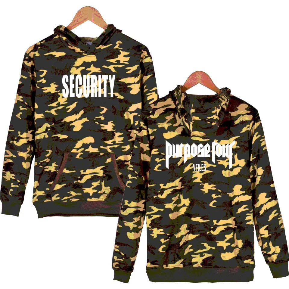 Aikooki Justin Bieber SECURTITY hoodies Spring Worm Fashion men Women Hooded Sweatshirt Couples Hoodies Plus Size Black Boy Coat