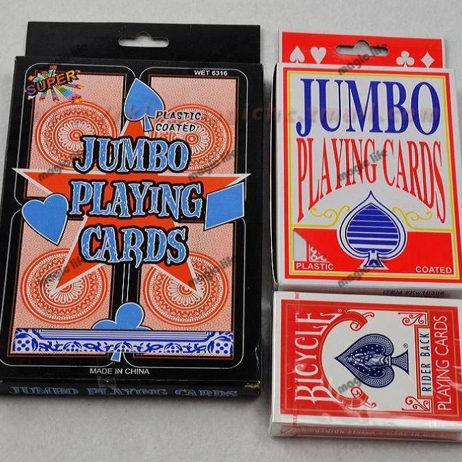 

SUPER Jumbo deck(17.5x12.5CM) magic cards magic poker magic sets magic props