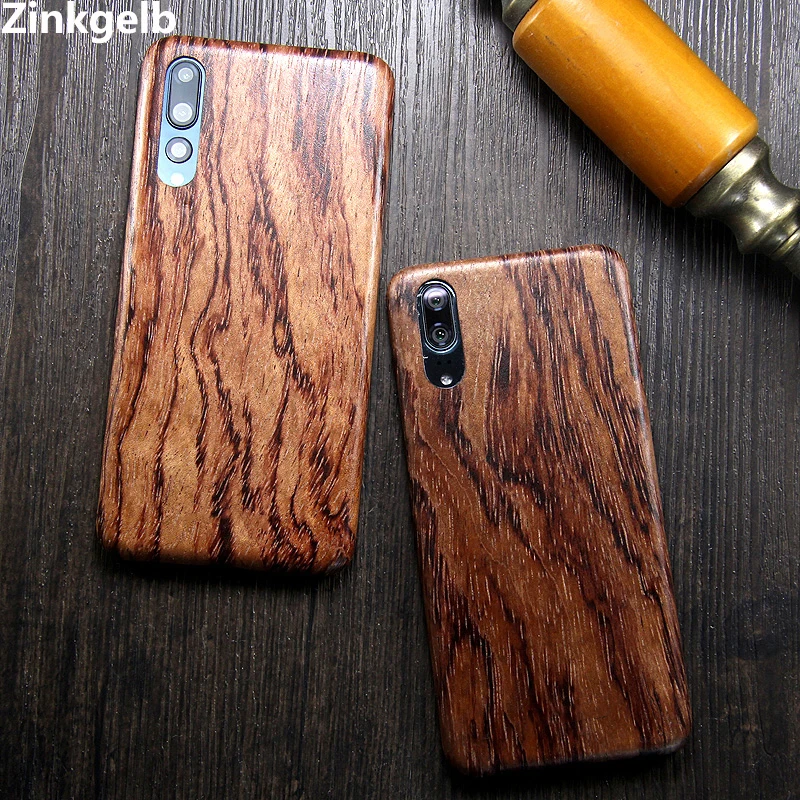 

For Huawei P20 Pro Case Cover Luxury Cute Slim Hard Natural Wooden Protection Armor Phone Case for Huawei P20 Back Cover Funda