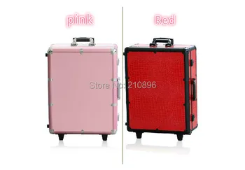 

Professional Makeup Artist Train Case with Lights Lighted Cosmetic Case 6 colours