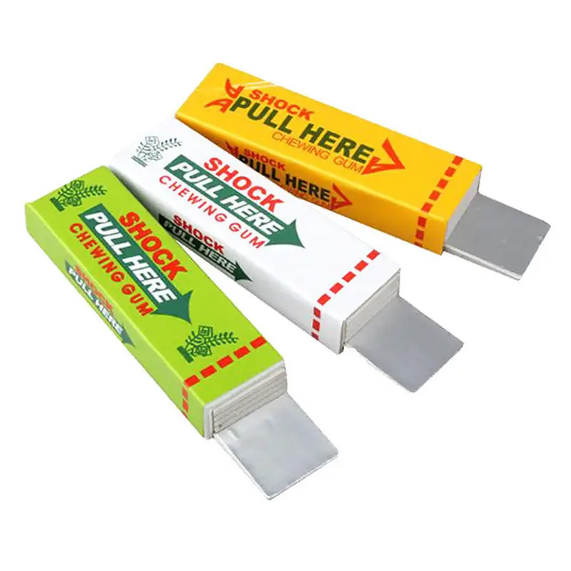 Drôle Astuces Jouet Pour Enfants Sécurité Trick Joke Jouet Chewing Gum Pull Tête Pratique Blagues Shocker Aniti-stress Fun électrique Jouet