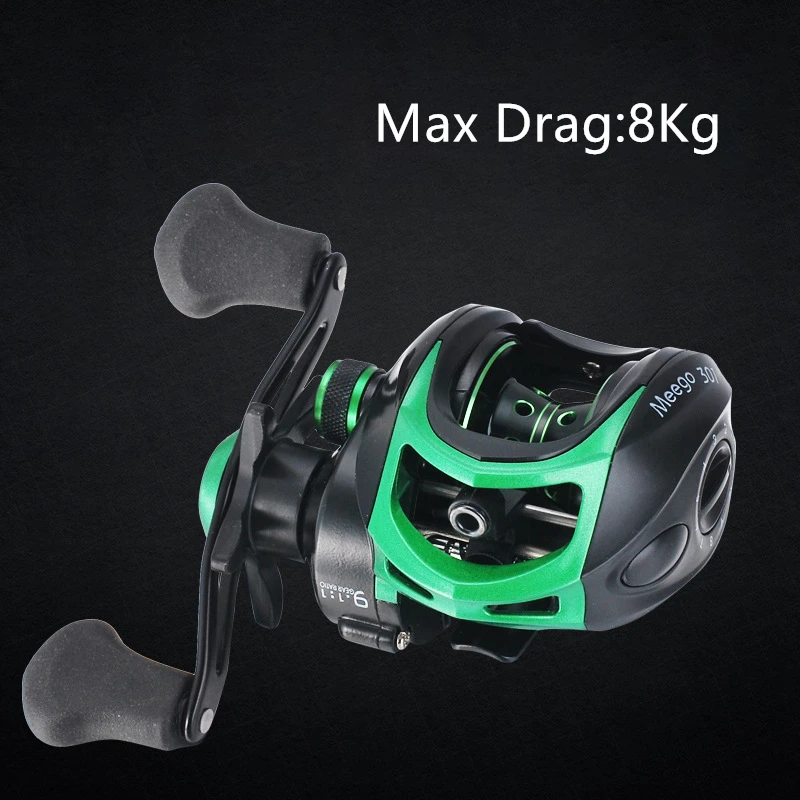 

Lizard Fishing Tackle Baitcast High Speed Gear Ratio 9.1:1 Metal Raft Distant Wheel Baitcasting Reel Long Casting Rock Fishing