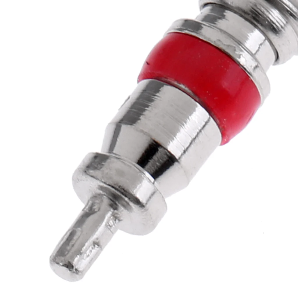 10Pcs Mountain Bike Schrader Valve Replacement Tire Tyre Valve Cores Parts Nucleo de la valvula base de soupape