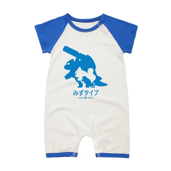 

Fashion Infant Anime Cartoon Baby Clothes Boys Girls Costume Romper Short Sleeve Newborn Babies Summer Style Cotton One-pieces