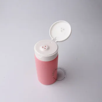 

Wholesale 80g High Quality Plastic Powder Bottle For Women Pink PE Cleansing/Medicinal/Facial Mask Powder Containers 50pcs/lot