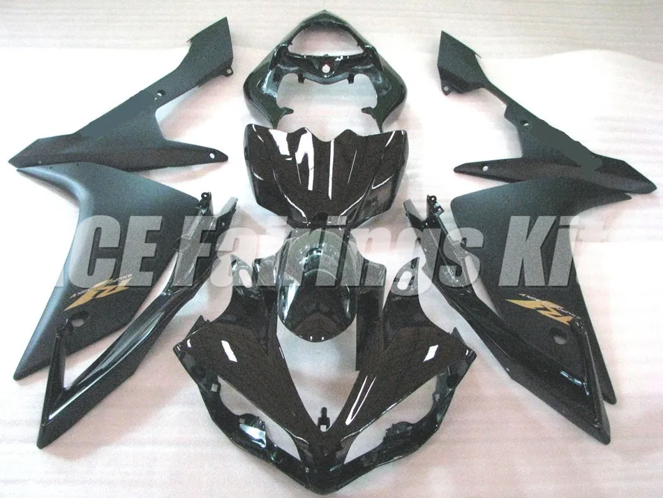 3 подарка мотоциклетный вставной обтекатель подходит для YAMAHA YZFR1 07 08 YZF R1 2007 2008 YZF1000 ABS Обтекатели набор на заказ черный
