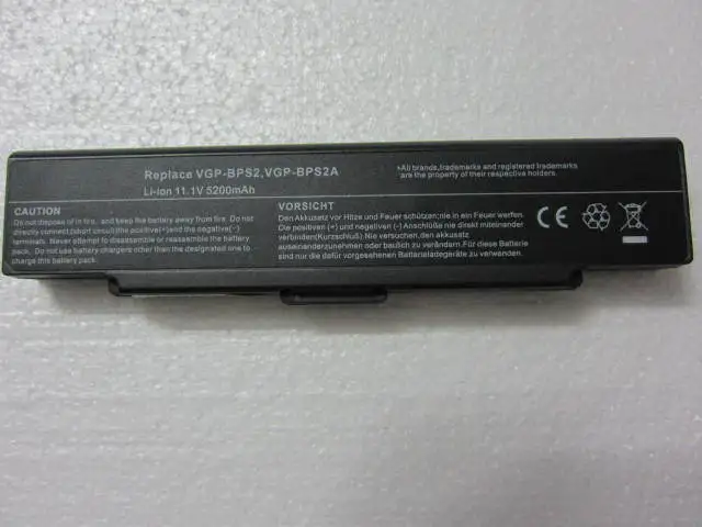 laptop battery for SONY VGP BPS2 VGP BPS2A VGP BPS2B VGP BPS2C VGP BPL2 VGP BPL2C