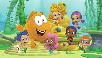 

bubble guppies baby shower fish photo backdrop High quality Computer print birthday background