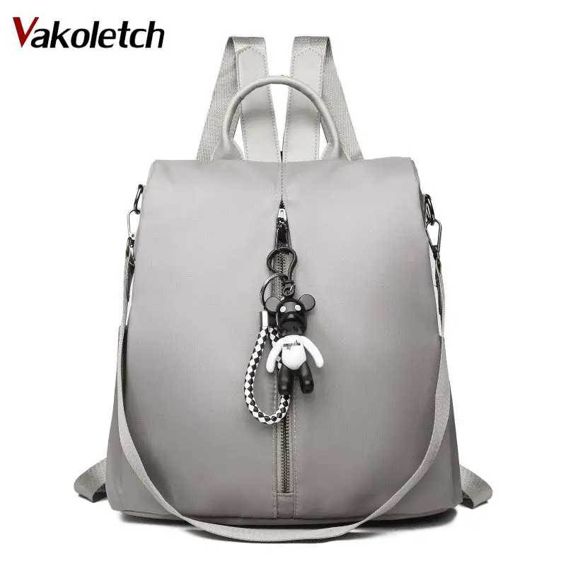 Женский рюкзак Mochilas новинка 2019 женский из ткани Оксфорд школьные сумки на молнии