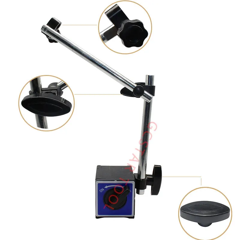 

1PC Magnetic Base Holder CZ-6A Dial Indicator Table Block Universal Spinner Connecting Rod For Test Tools Stand Base Magnetica