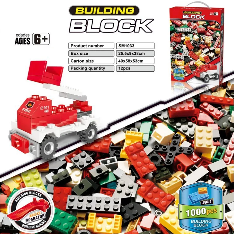 1000pcs Bricks DIY Designer Creative Classic Brick Building Blocks Kit Toys Children Educational Gift Compatible Legoings 1000pcs Bricks DIY Designer Creative Classic Brick Building Blocks Kit Toys Children Educational Gift Compatible Legoings