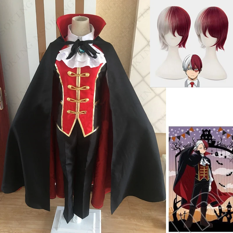 Аниме My Hero academic Todoroki Shoto Хэллоуин Boku no карнавальный костюм | Тематическая одежда и