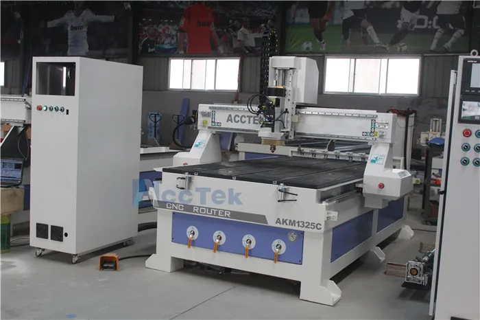 2017 New !! Italy HSD spindle 4 axis atc cnc router