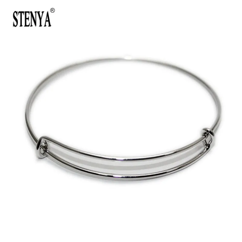 

STENYA Expandable Bangles Adjustable Cuff Braclets Dangle Charms Holder Craft Trendy Creative Boho Hoop Hook Hip Hop Clasp Clip