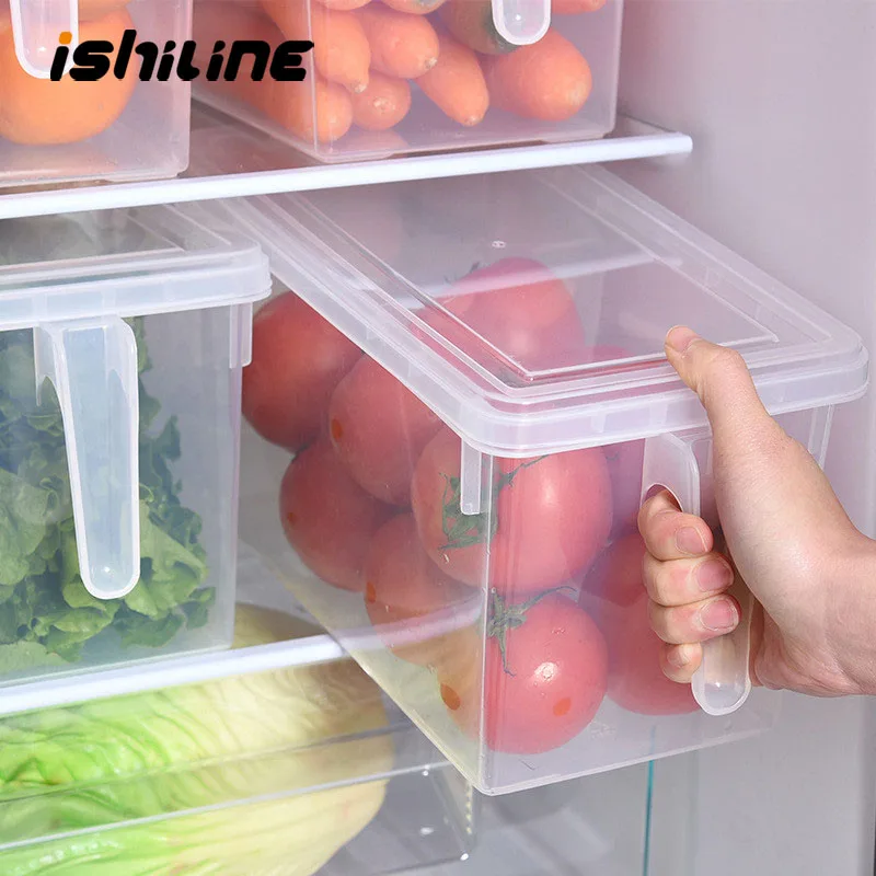 

Kitchen Transparent PP Storage Box Grains Beans Storage Contain Sealed Home Organizer Food Container Refrigerator Storage Boxes