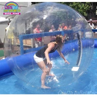 Inflatable Bubble Water Ball,Walk On Inflatable Swimming Pool Watering Ball Inflatable Toys,Pool Float Water Rolling Ball 1