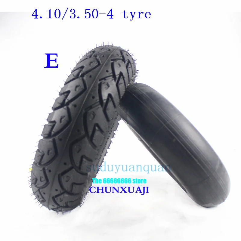 Tyre size 4.10/3.50-4 410-4 350-4 for ATV Quad Go Kart 47cc 49cc Electric Scooter 410/350-4 4.10-4 3.50-4 Wheelbarrow tires