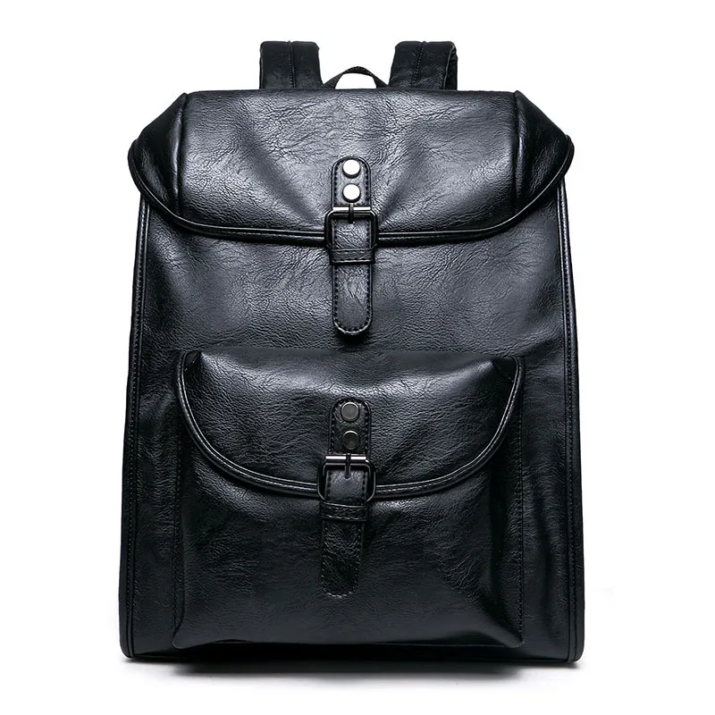 2016 Designer Men Backpacks Pu Leather Rucksack School Bag For Teenagers Black Preppy Style Travel Bolsas Mochila Feminina Y05 fashion pu leather men quality backpack preppy style man women bolsas mochila school travel bag rucksack laptop bags 150086