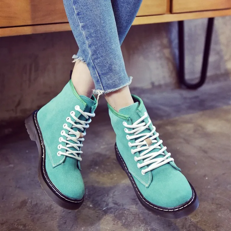 COOTELILI Winter Boots Women Ankle Boots Female Fashion Suede Leather Platform Woman Shoes Plus Size Shoes For Women 35-40 (9)