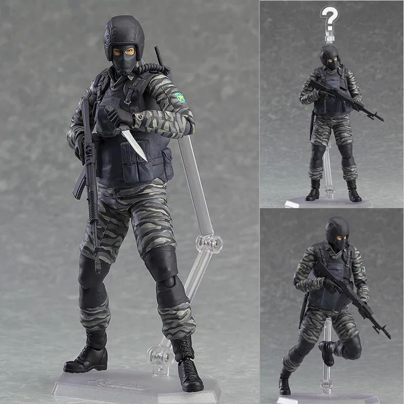 

METAL GEAR SOLID 2: SONS OF LIBERTY figures Figma 298 SWAT Action Figure Model Toy with box