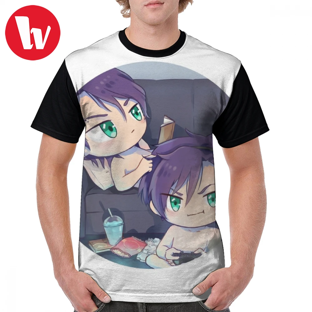 

Yaoi T Shirt Twins Icon - 1st Degree T-Shirt Short Sleeve Polyester Graphic Tee Shirt Fun Print Man Casual 5x Tshirt