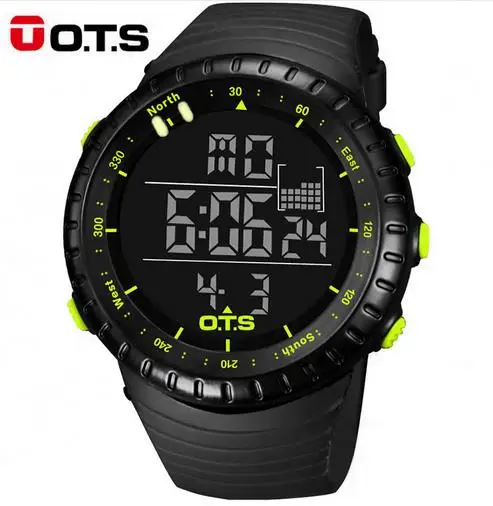 

OTS Luxury Brand Military Digital Watch Men Sports Watches 50M Waterproof Swimming Outdoor Climbing Wristwatch relogio masculino