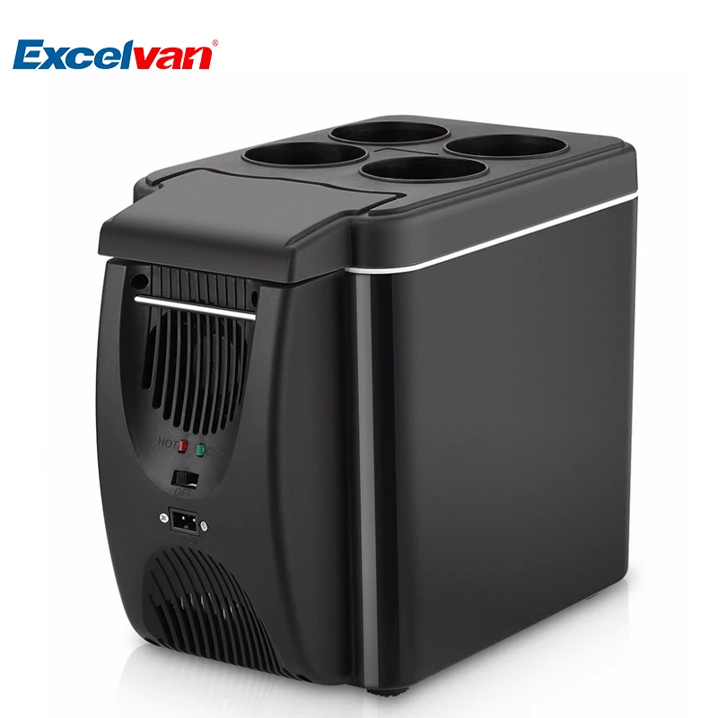 Excelvan Мини-Автомобильный холодильник 6L Путешествия Холодильник Универсальный