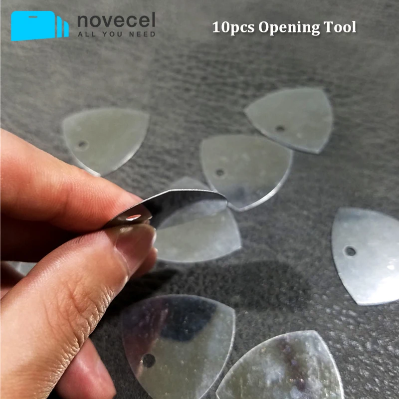 

10 pcs Professional Mobile Phone / Tablet PC Metal Triangle Disassembly Repairing Tool(Silver)