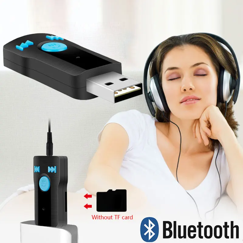 

Mini Bluetooth Receiver Music USB Car Bluetooth Receiver Tool Portable Earphone Bluetooth Receiver Phone for Samsung